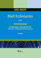 Dixit Ecclesiastes - Koheletgesänge 