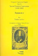 Sonata in e - Violine, b.c 