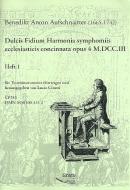 Dulcis Fidium Harmonia symphoniis op. 4 Heft 1 