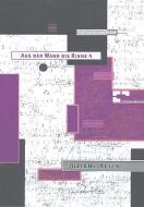 Aus der Wand die Rinne 4 