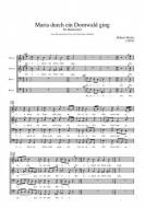 Maria durch ein Dornwald ging 