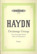 Dreistimmige Gesänge mit Klavier 