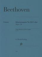 Klaviersonate Nr. 22 F-dur op. 54 