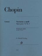 Nocturne e-moll op. post. 72,1 