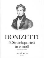 5. Streichquartett in e-moll 