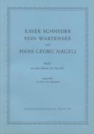 SCHNYDER VON WARTENSEE und HANS GEORG NÄGELI 