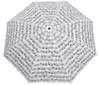 Taschenschirm Notenblatt weiß (3 Stück) 
