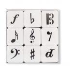 Minimagnetbox Musiksymbole (5 Stück) 