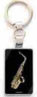 Schlüsselanhänger Saxophon (5 Stück) 