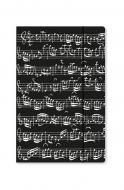 Chormappe Notenblatt schwarz 