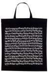 Tragtasche Notenblatt schwarz lang 