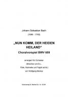 Choralvorspiel 'Nun komm der Heiden Heiland' 