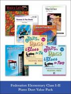 Federation Elementary Class 1-2 Piano Duet - Value Pack 