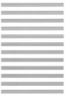 Carta da Musica (Cuadernillo, Papier à Musique) 