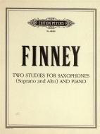 Two Studies for Saxophones and Piano 