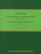 27 Variationen über 'Happy Birthday to You' 