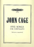 5 Songs for Contralto 
