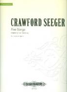 Five Songs for Contralto and Piano 