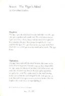 Erläuterungen zu The Tiger's Mind 