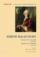 Sonata in D major and E minor 