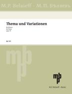 Thema und Variationen fis-Moll op. 72 Standard