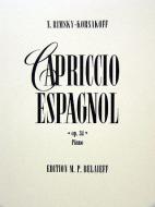 Capriccio espagnol A-Dur op.34 