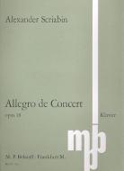Allegro de Concert op. 18 