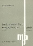 Streichquartett Nr. 2 F-Dur op. 10 Standard