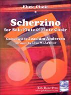 Scherzino for Solo Flute and Flute Choir 