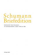 Schumann Briefedition: Korrespondenten in Berlin 1856 bis 1896 