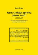 Jesus Christus spricht: 'Meine Kraft' 