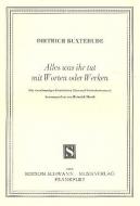 Alles was ihr tut mit Worten oder Werken G-Dur 