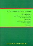12 Melodien op. 37 nach Werken von Bordogni Heft 2 