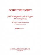 99 Vortragsstücke für Fagott 1 - Klavierbegleitung 