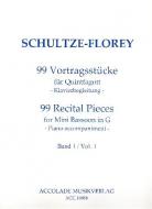 99 Vortragsstücke für Quintfagott 1 - Klavierbegleitung 