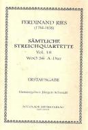 Quartett Nr. 18 WoO 36 A-Dur 