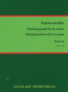Quartett Nr. 23 WoO 73a A-Dur 