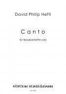 Canto, für Bassklarinette solo 