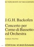 Konzert für Bassetthorn 