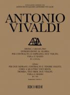 Jubilate O Amoeni Chori And Gloria RV588 Score Critical Edition 