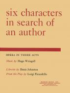 Six Characters In Search of An Author 