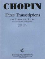 Three Transcriptions 