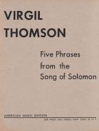 Five Phrases from The Song of Solomon 
