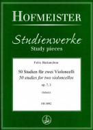 50 Studien für zwei Violoncelli 3 op. 7, 3 