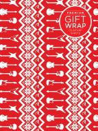 Hal Leonard Wrapping Paper - Red & White Holiday Guitar Theme 