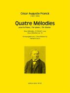 Quatre Mélodies pour le Piano - Erstausgabe 