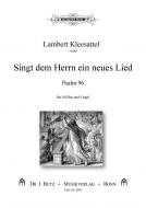 Singt dem Herrn ein neues Lied 