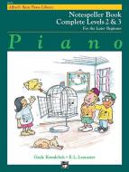 Alfred Basic Piano Course Notespeller Books Complete Level 2 & 3 