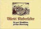 Allerlei Kinderlieder 
