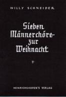 Sieben Männerchöre zur Weihnacht 